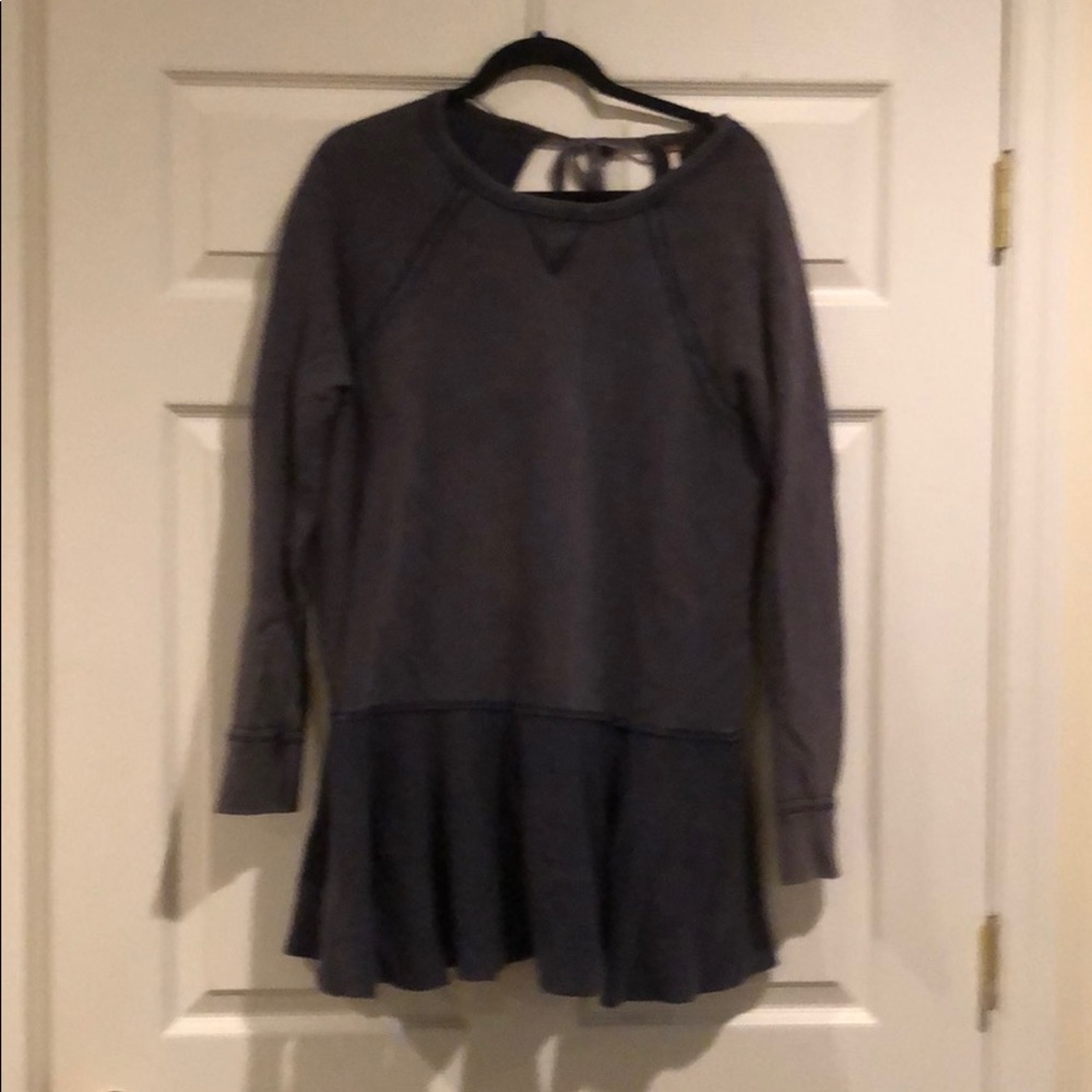 Navy Free People Sweatshirt size Medium